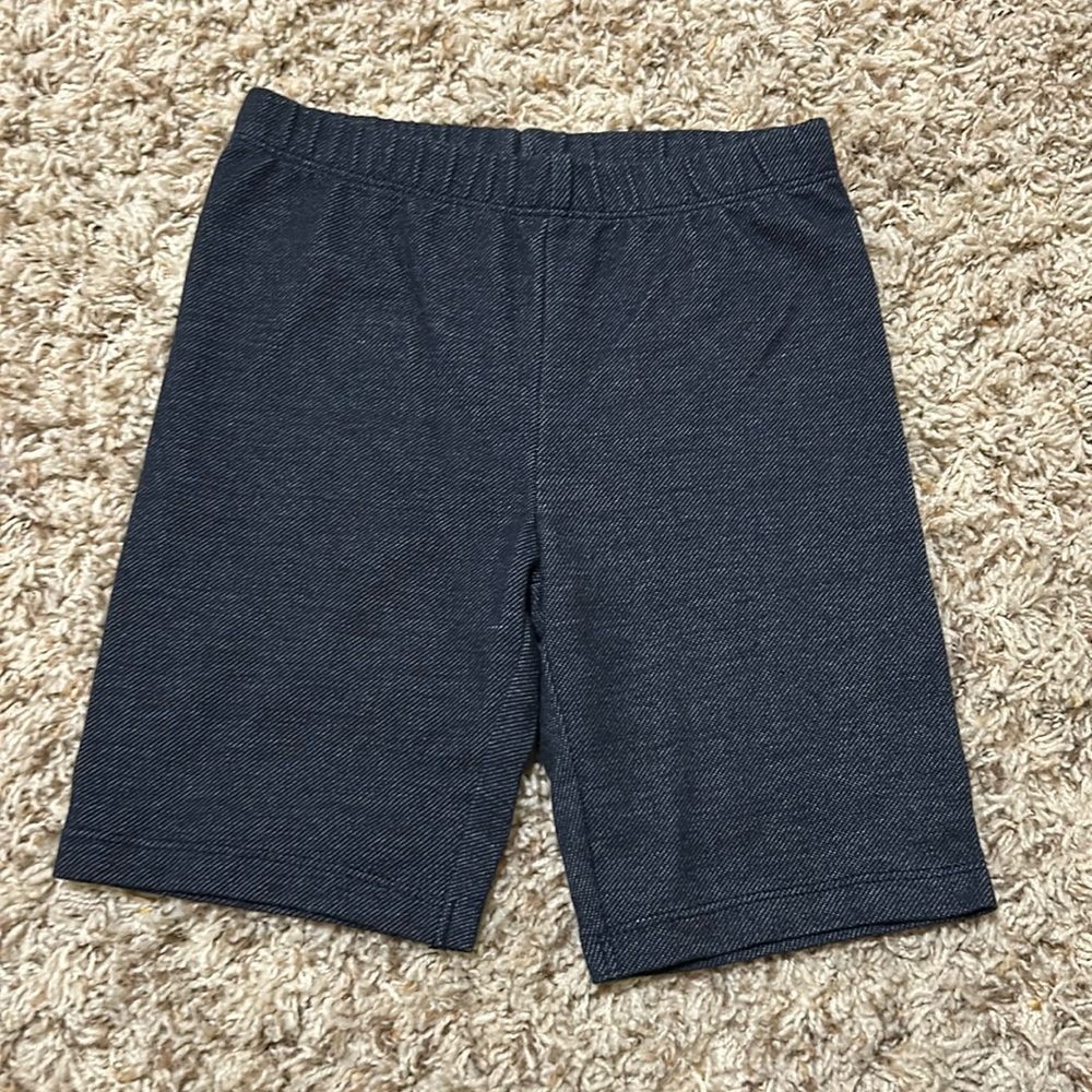 Denim colored bike shorts